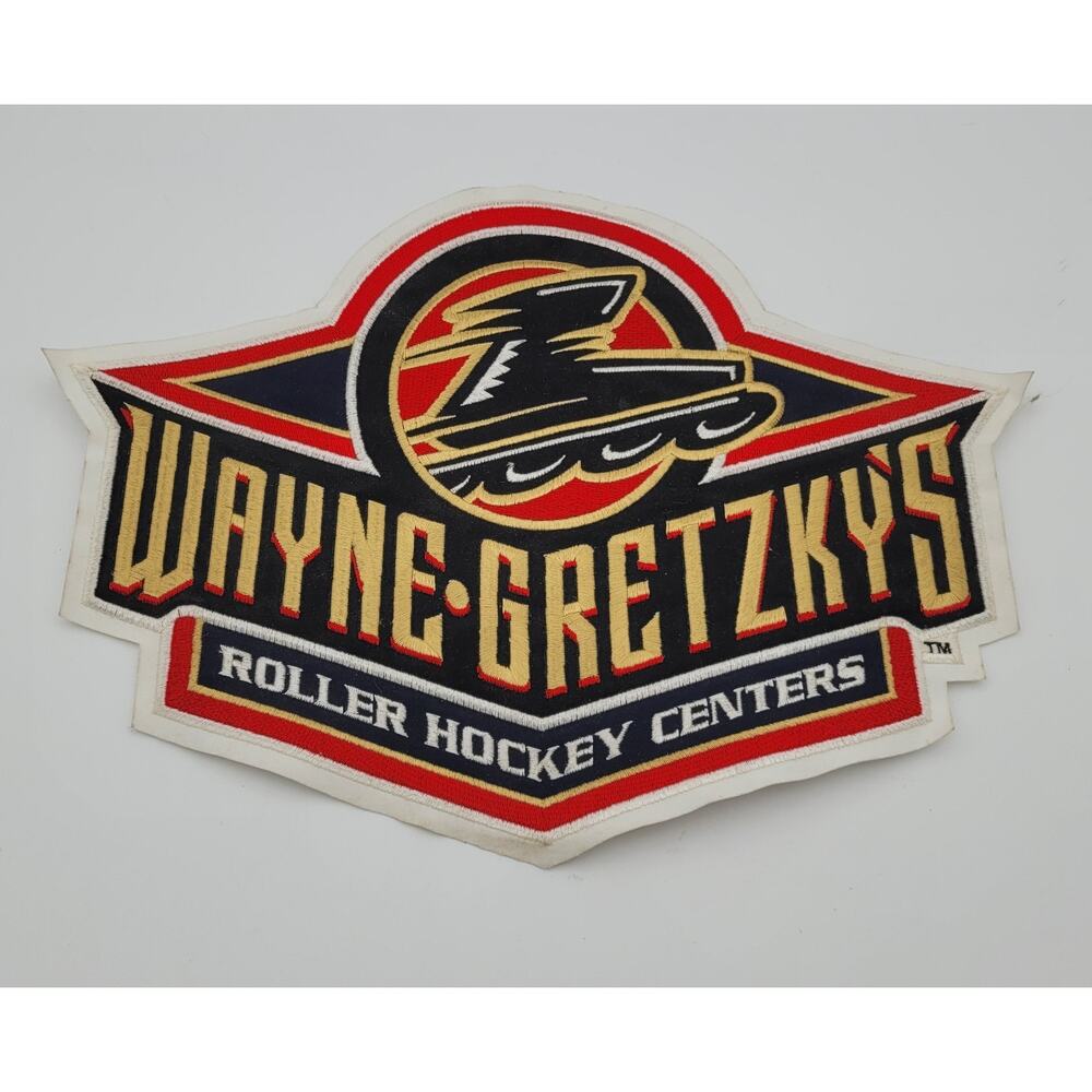 Wayne Gretzky's Roller Hockey Centers Patch 14”x10” Vintage